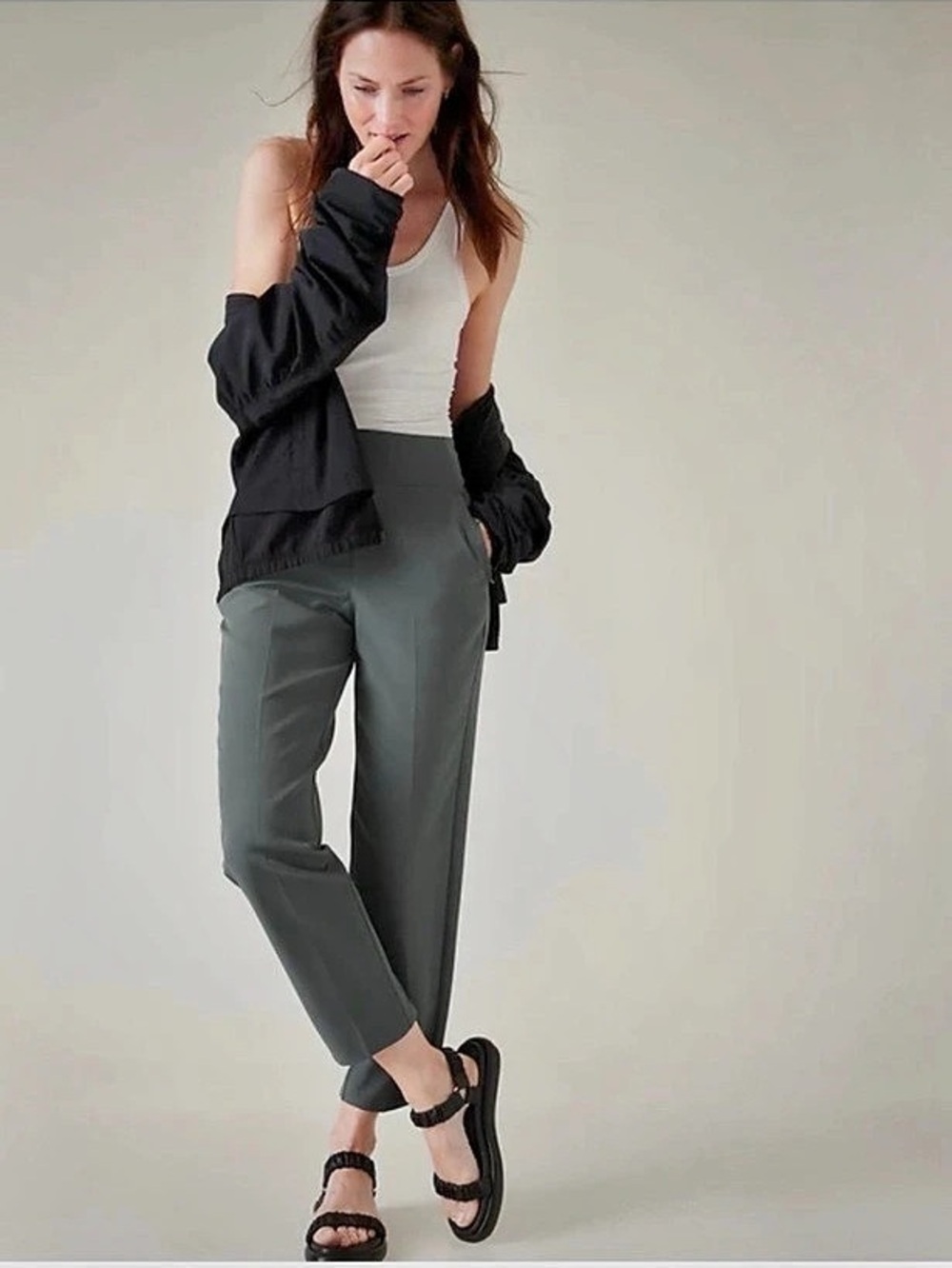 Athleta Endless Pant Bali Green